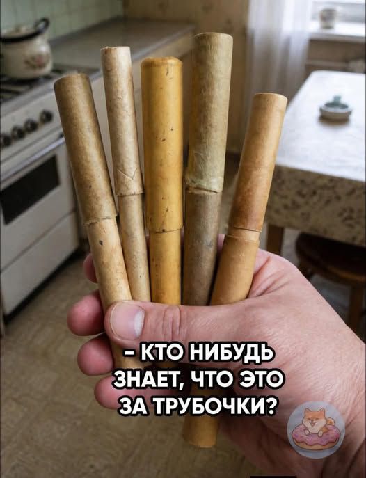 – КТО НИБУДЬ ЗНАЕТ, ЧТО ЭТО ЗА ТРУБОЧКИ?