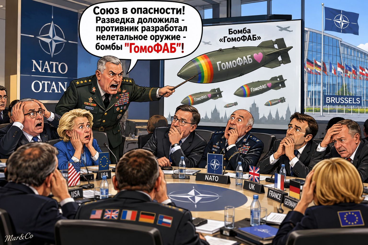 Союз в опасности! Разведка доложила - противник разработал нелетальное оружие - бомбы 