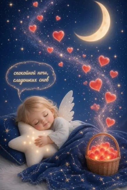 спокойной ночи, сладеньких снов
