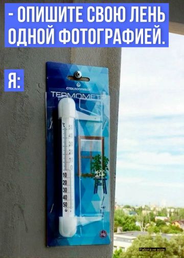 ОПИШИТЕ СВОЮ ЛЕНЬ ОДНОЙ ФОТОГРАФИЕЙ. Я: Работа не волк