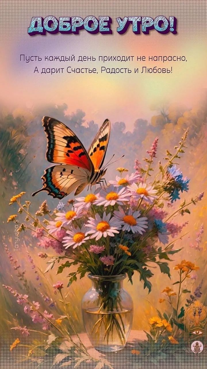 ДОБРОЕ УТРО! Пусть каждый день приходит не напрасно, А дарит Счастье, Радость и Любовь!