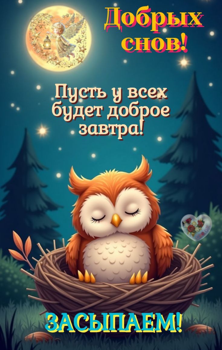 Добрых снов! Пусть у всех будет доброе завтра! ЗАСЫПАЕМ!