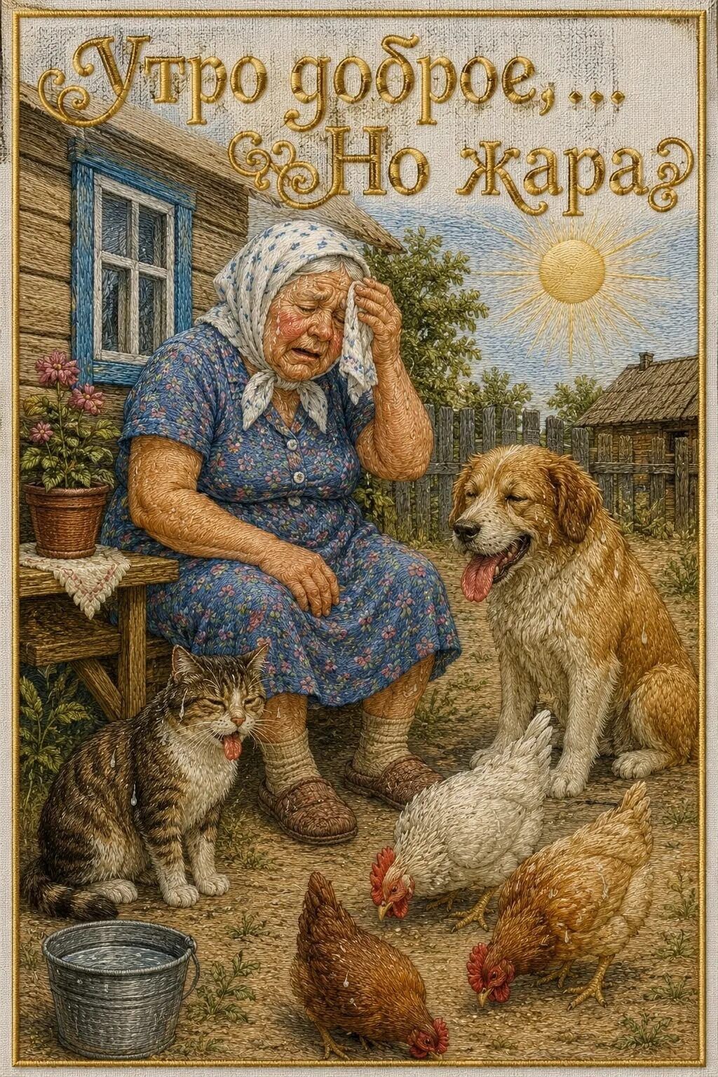 Утро доброе, ... Но жара?