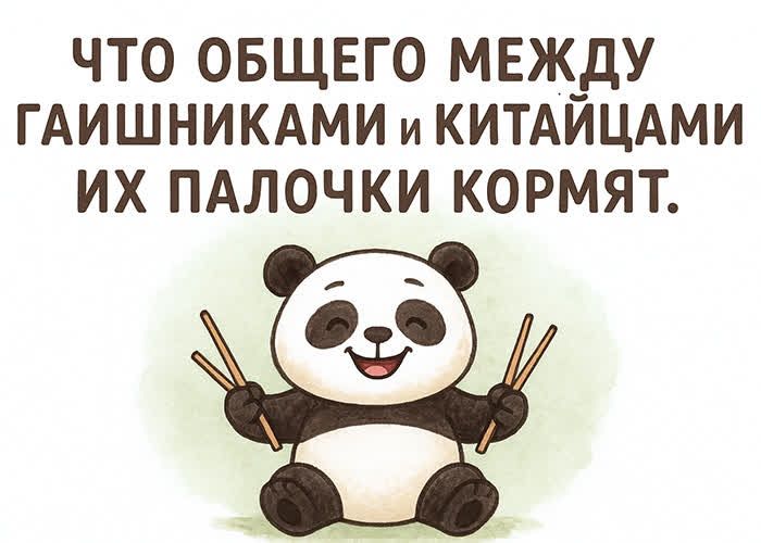 ЧТО ОБЩЕГО МЕЖДУ ГАИШНИКАМИ и КИТАЙЦАМИ ИХ ПАЛОЧКИ КОРМЯТ.
