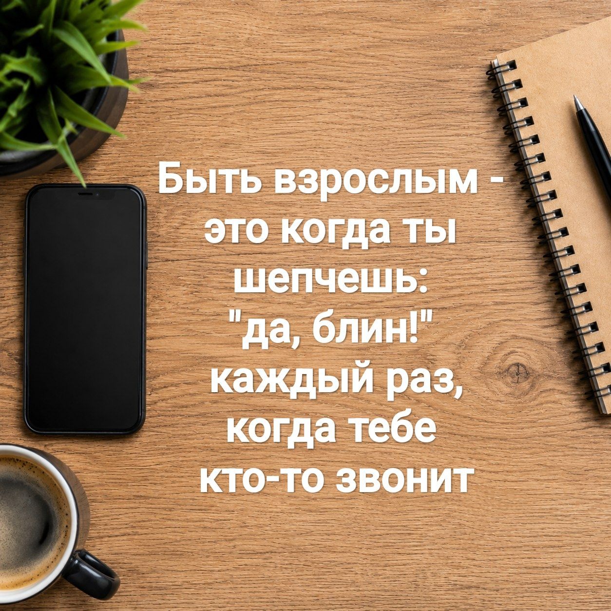 Быть взрослым - это когда ты шепчешь: 