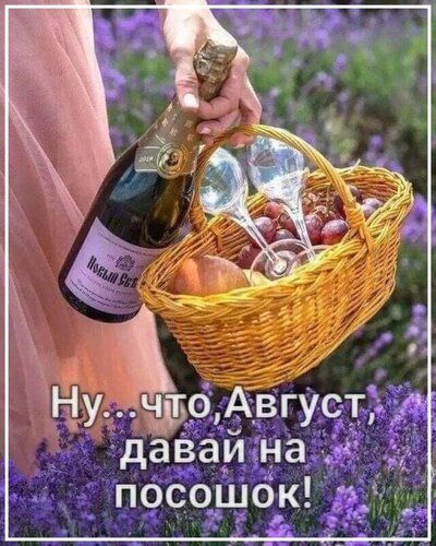 Ну... что, Август, давай на посошок!