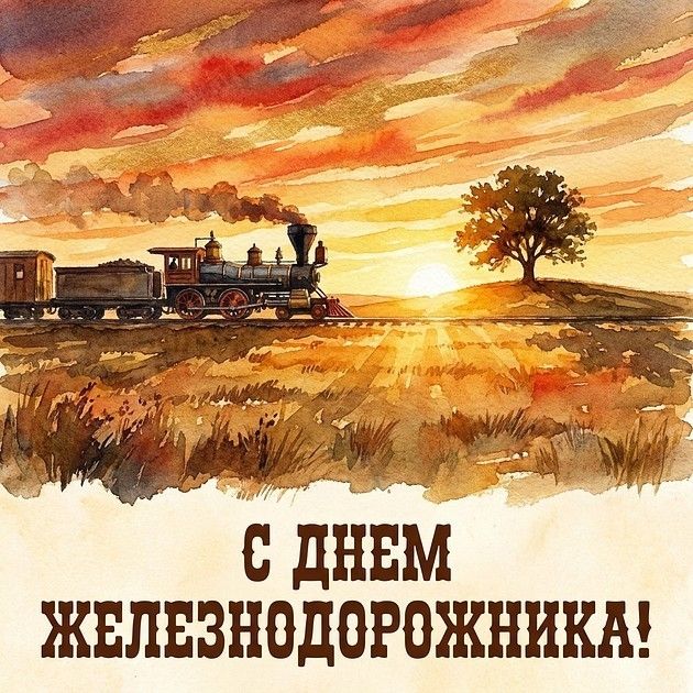 С ДНЕМ ЖЕЛЕЗНОДОРОЖНИКА!