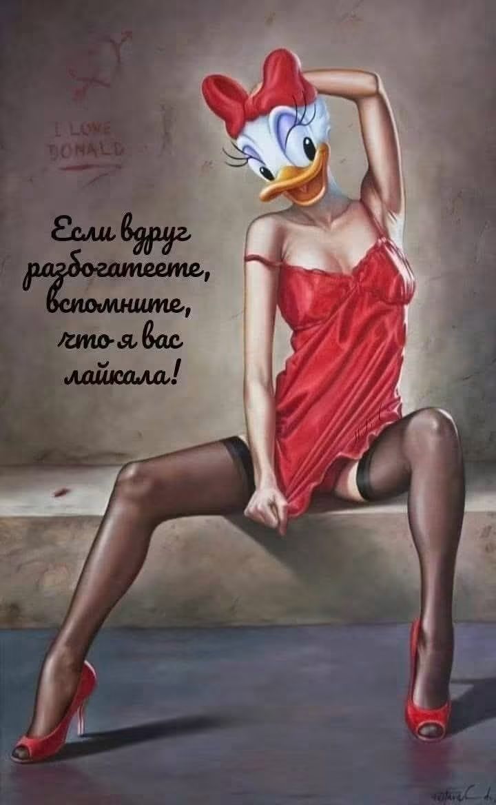 I love Donald. Если вдруг разбогатеете, вспомните, что я вас лайкала!