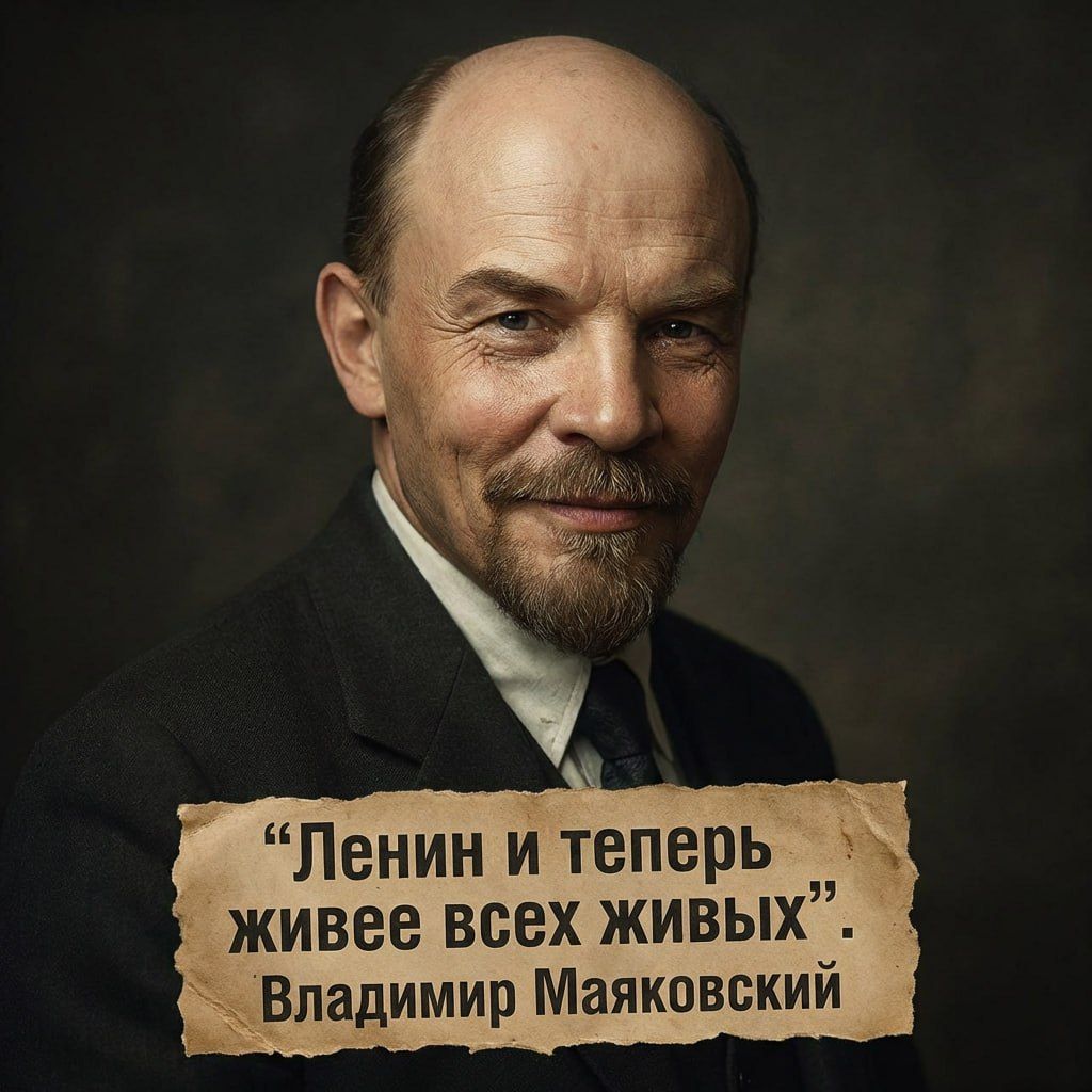 «Ленин и теперь живее всех живых». Владимир Маяковский