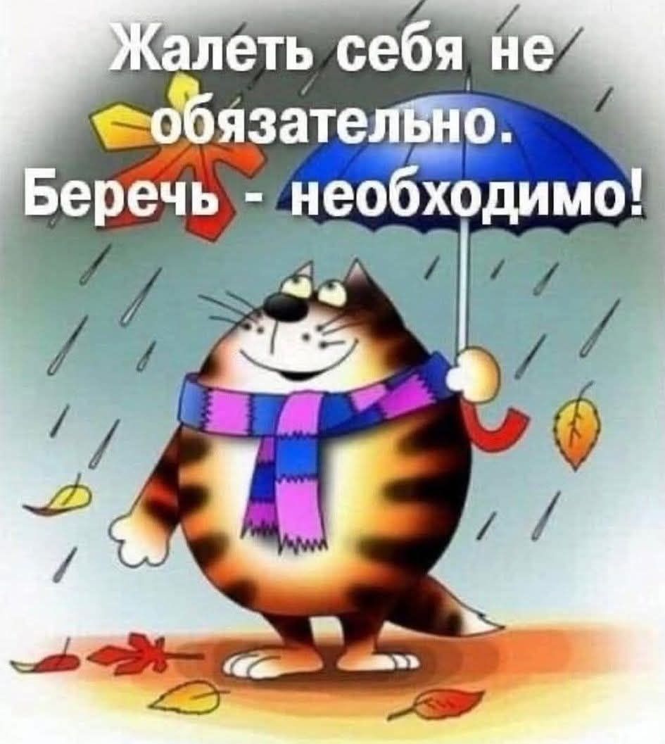 Жалеть себя не обязательно. Беречь - необходимо!