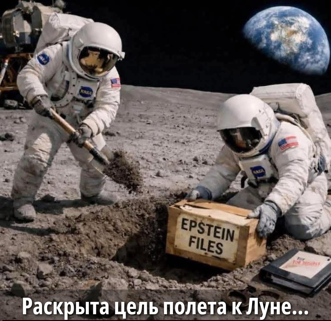 EPSTEIN FILES Раскрыта цель полета к Луне...
