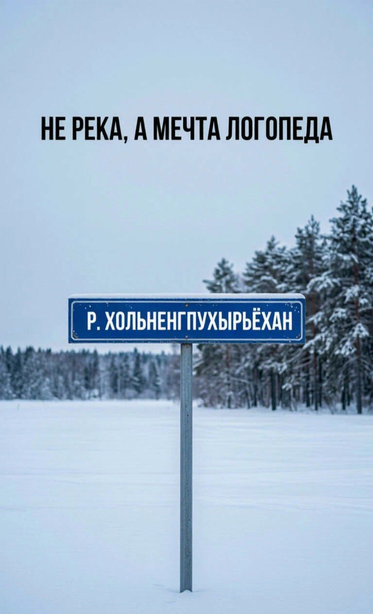 НЕ РЕКА, А МЕЧТА ЛОГОПЕДА Р. ХОЛЬНЕНГПУХЫРЬЁХАН