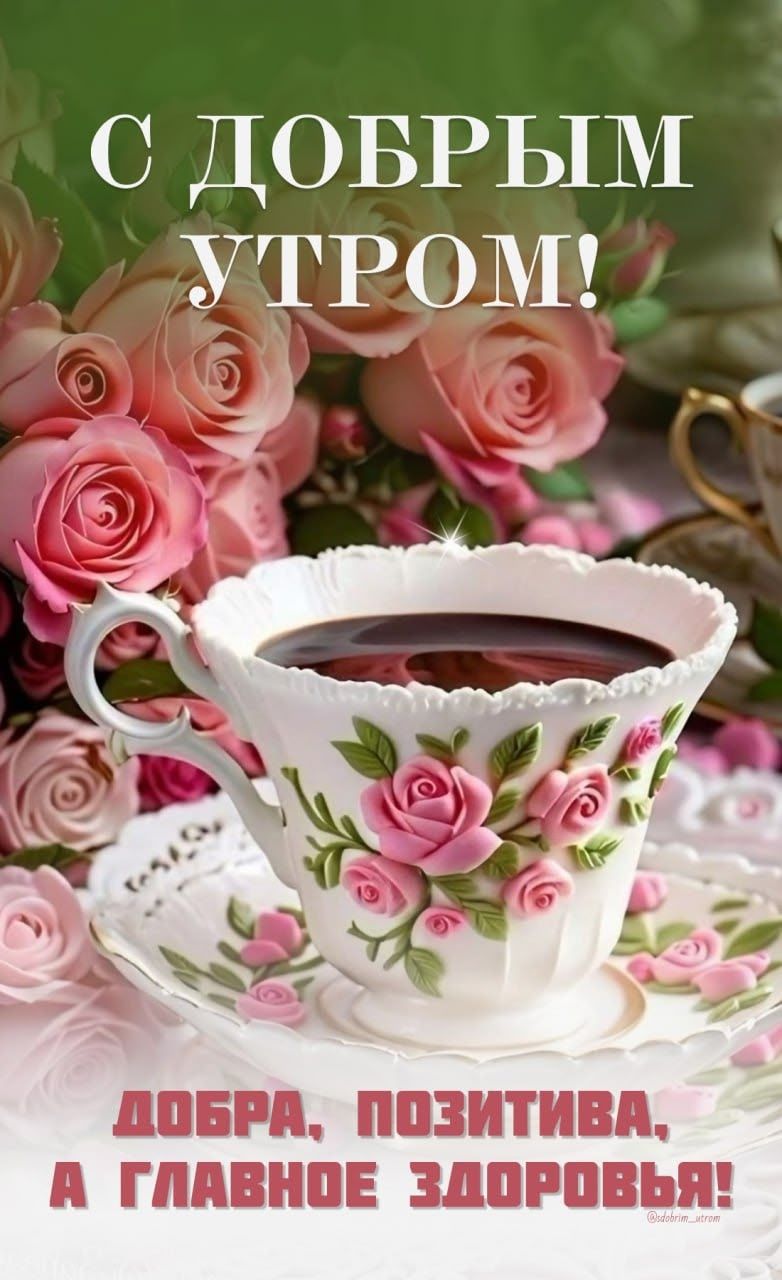 С ДОБРЫМ УТРОМ! ДОБРА, ПОЗИТИВА, А ГЛАВНОЕ ЗДОРОВЬЯ!