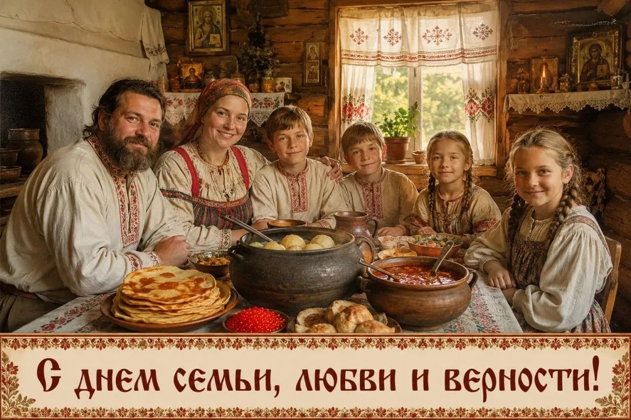 С днем семьи, любви и верности!