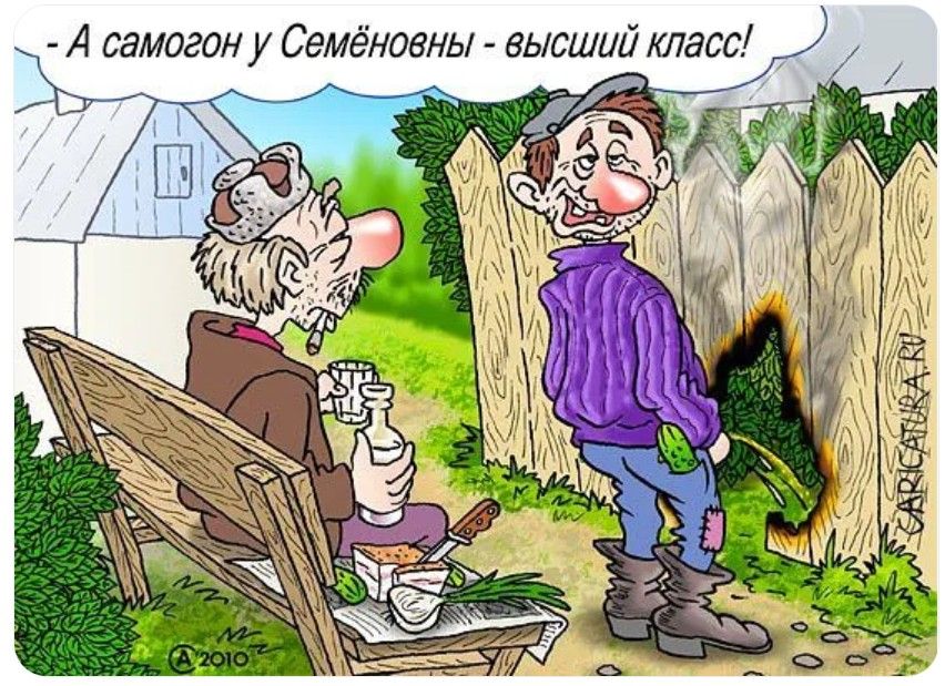  - А самогон у Семёновны - высший класс!