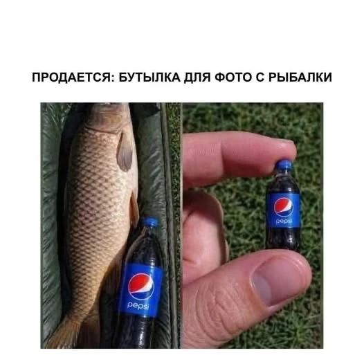 ПРОДАЕТСЯ: БУТЫЛКА ДЛЯ ФОТО С РЫБАЛКИ