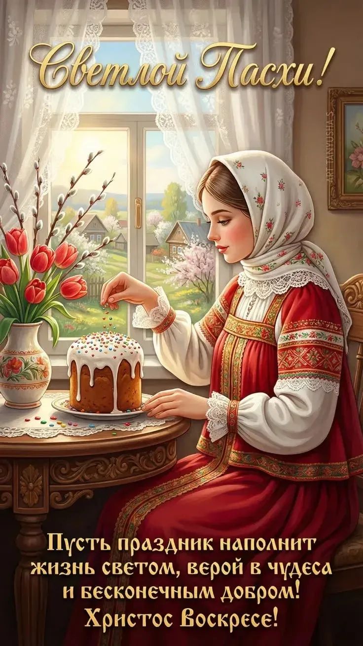 Светлой Пасхи! Пусть праздник наполнит жизнь светом, верой в чудеса и бесконечным добром! Христос Воскресе!