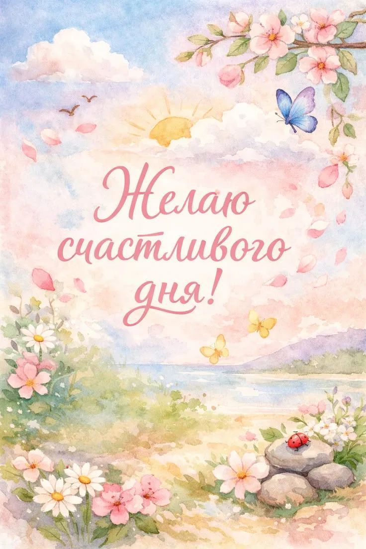 Желаю счастливого дня!