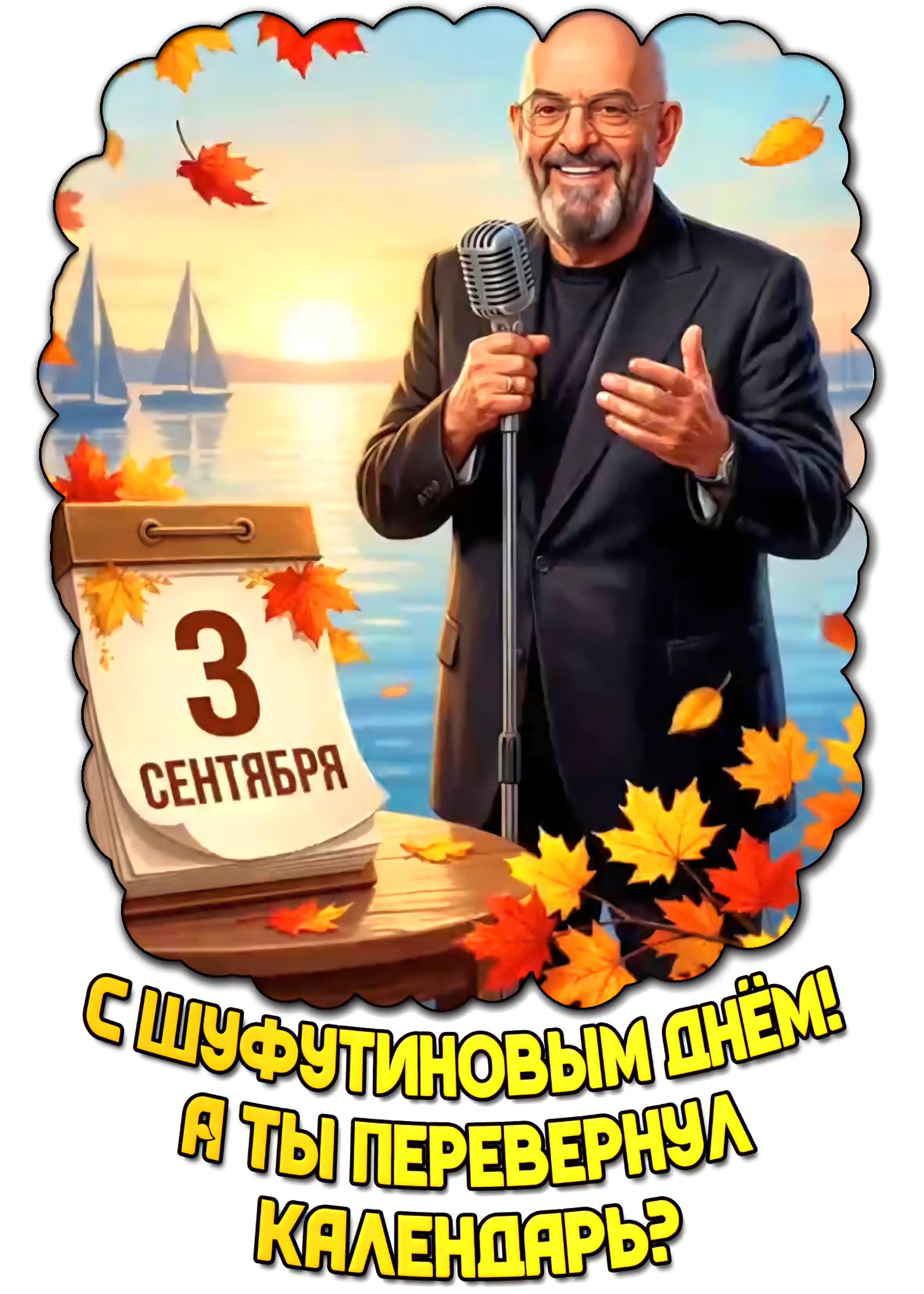 3 сентября. С Шуфутиновым днем! А ты перевернул календарь?