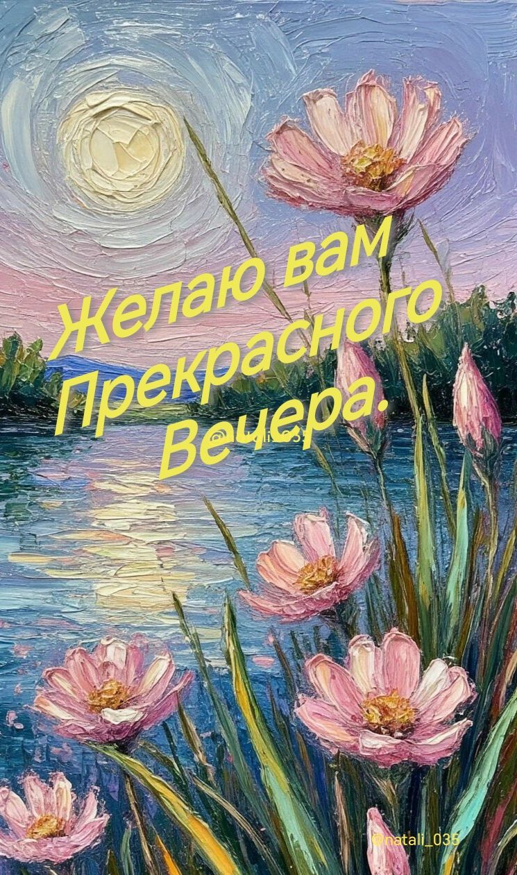 Желаю вам Прекрасного Вечера.