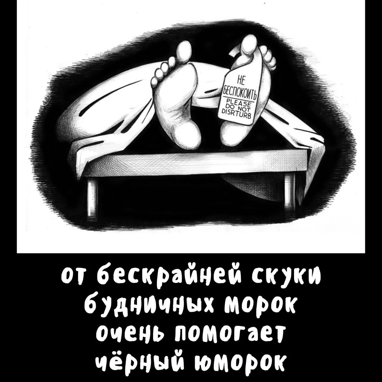 НЕ БЕСПОКОИТЬ PLEASE DO NOT DISRTURB от бескрайней скуки будничных морок очень помогает чёрный юморок