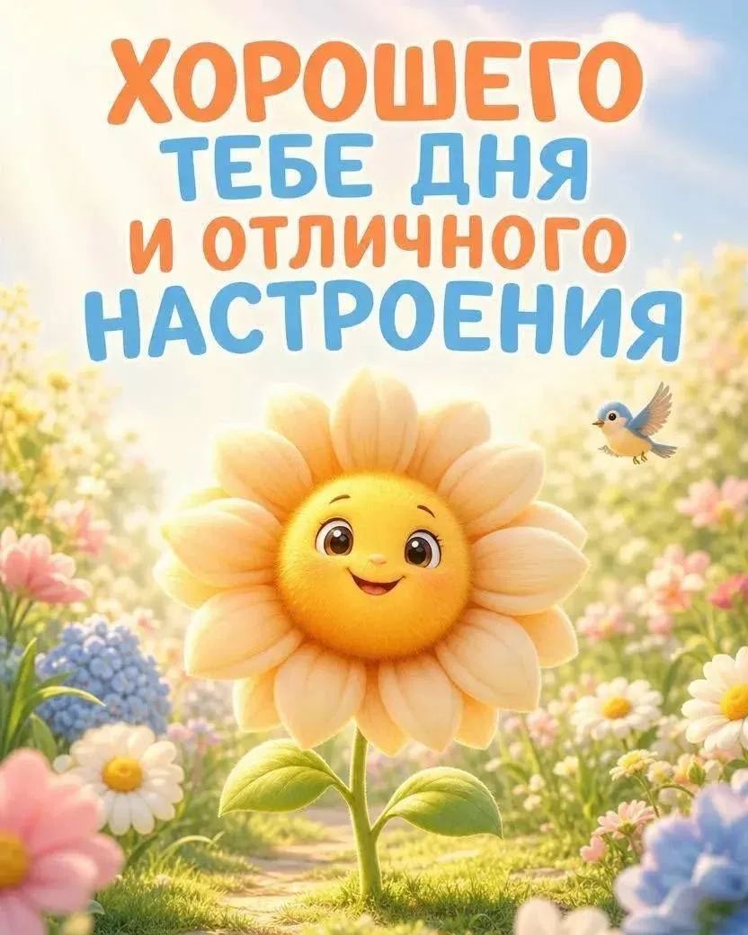 ХОРОШЕГО ТЕБЕ ДНЯ И ОТЛИЧНОГО НАСТРОЕНИЯ