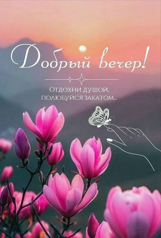Добрый вечер! Отдохни душой, полюбуйся закатом...