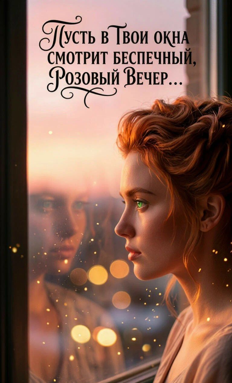 Пусть в Твои окна смотрит беспечный, Розовый Вечер...