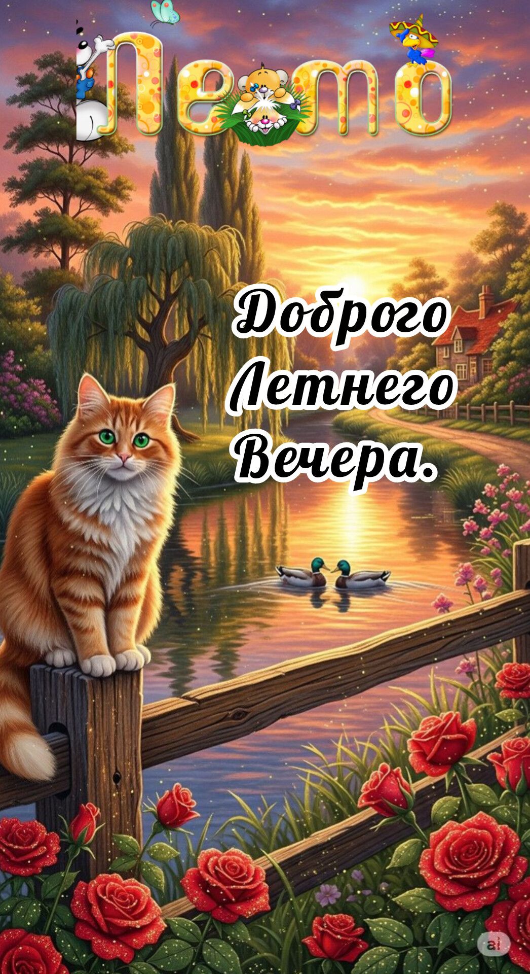 Лето. Доброго летнего Вечера.