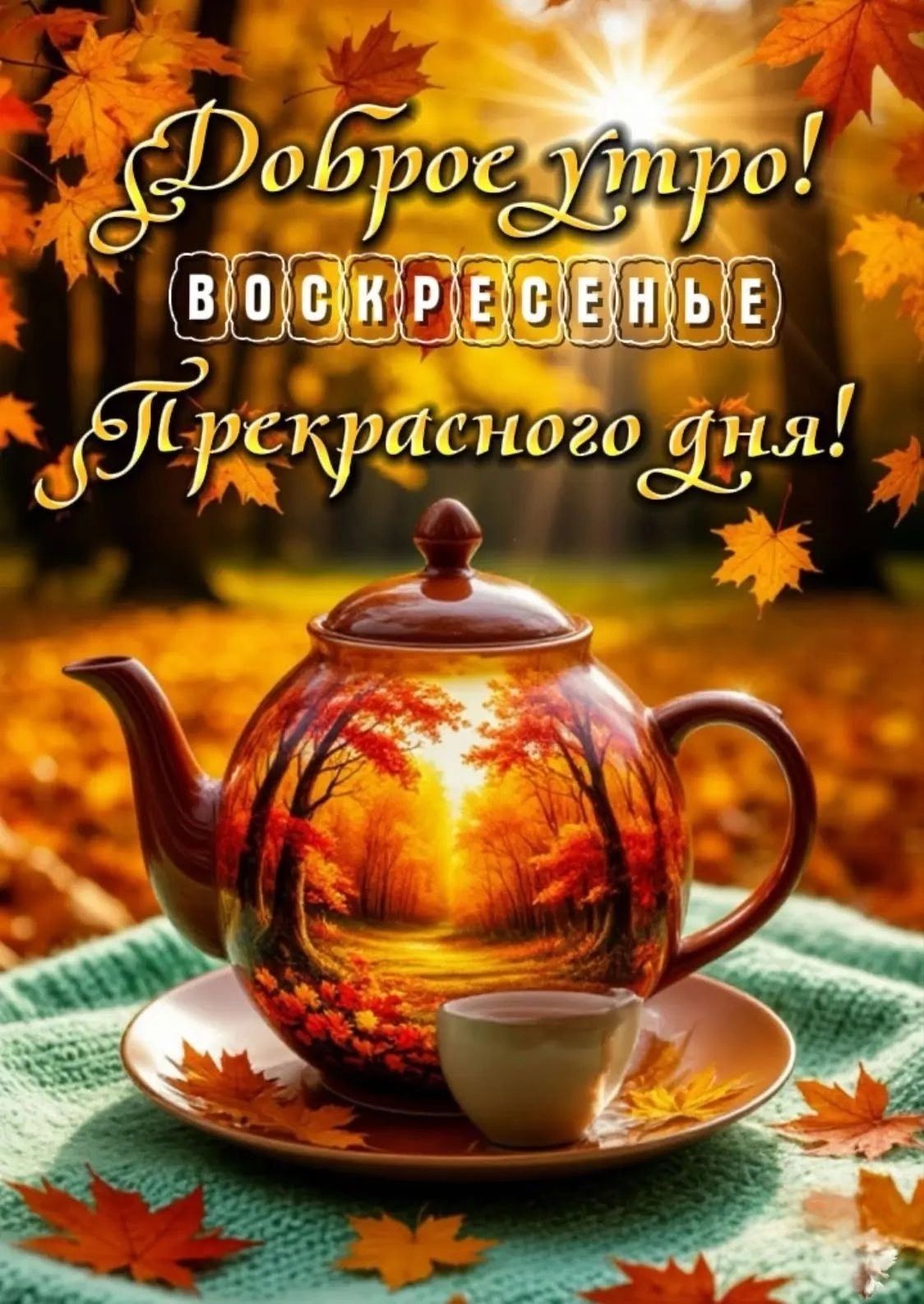Доброе утро! Воскресенье. Прекрасного дня!