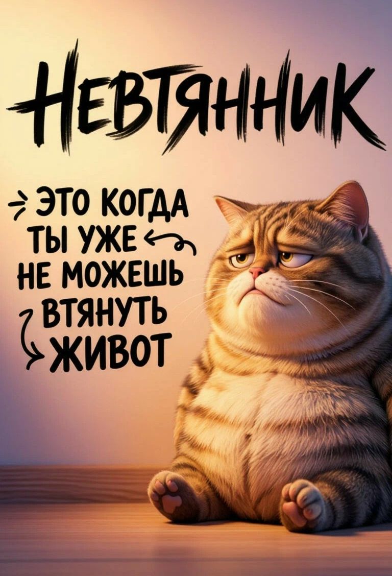НЕВТЯННИК это когда ты уже не можешь втянуть живот