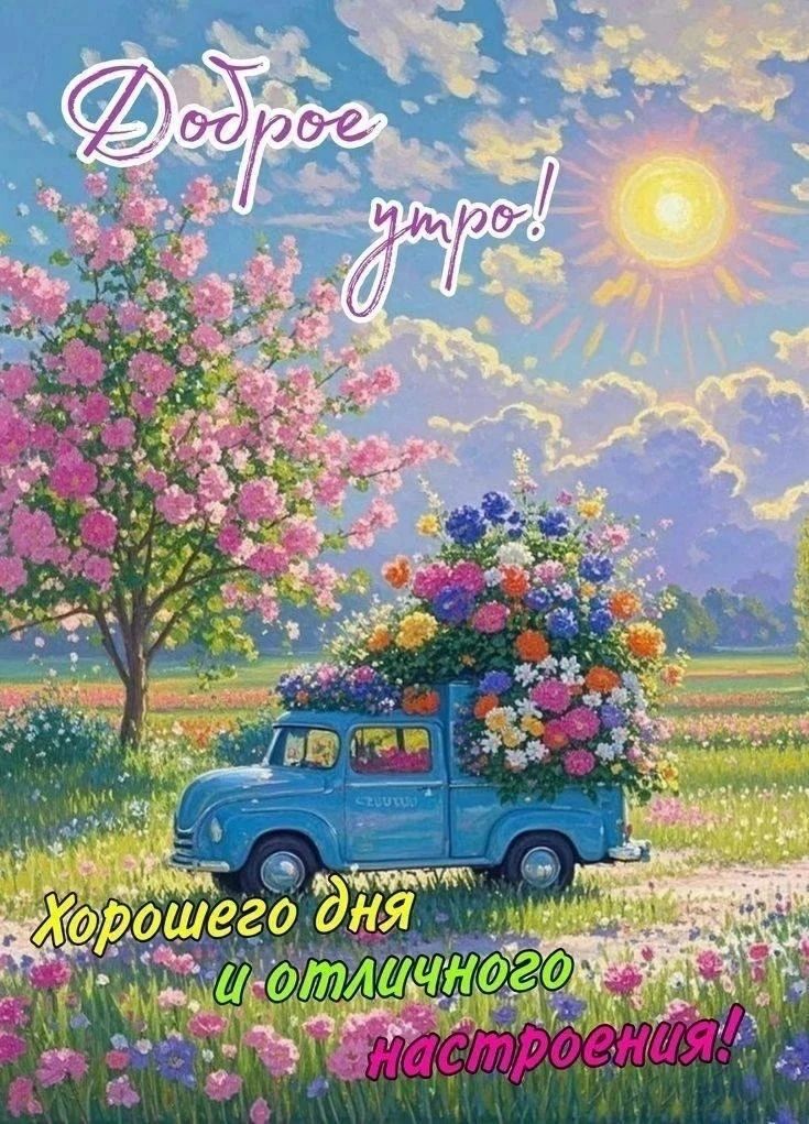 Доброе утро! Хорошего дня и отличного настроения!