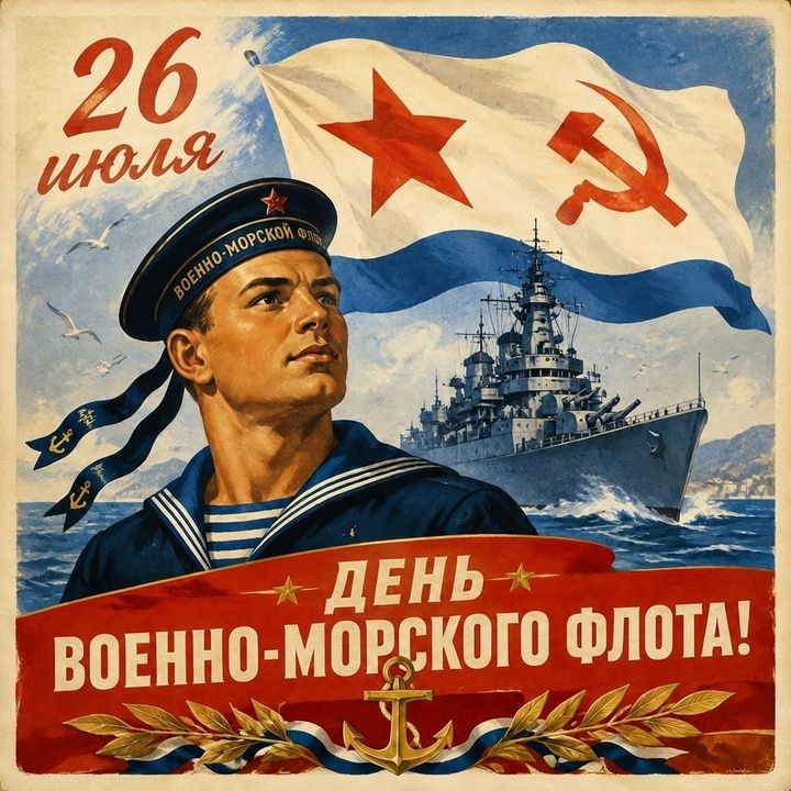 26 июля Военно-Морской Флот День Военно-Морского Флота!