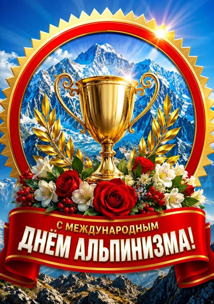 С МЕЖДУНАРОДНЫМ ДНЁМ АЛЬПИНИЗМА!