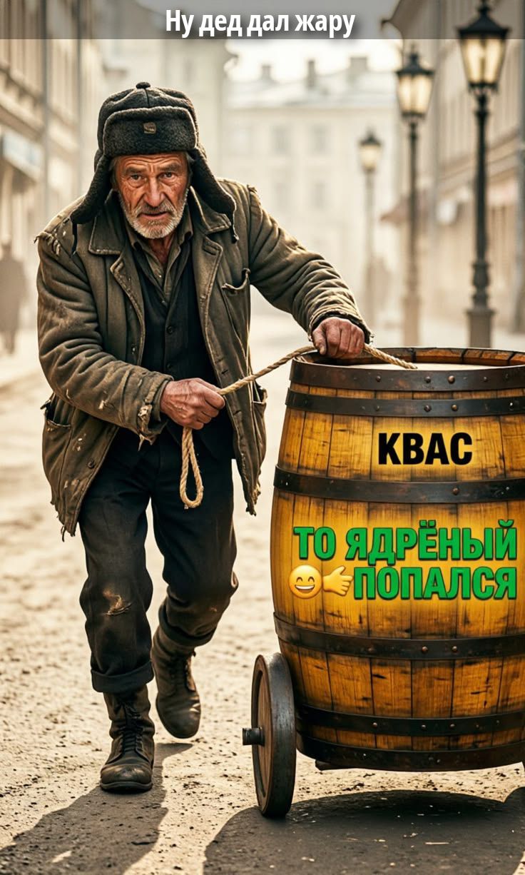 Ну дед дал жару КВАС ТО ЯДРЁНЫЙ ПОПАЛСЯ