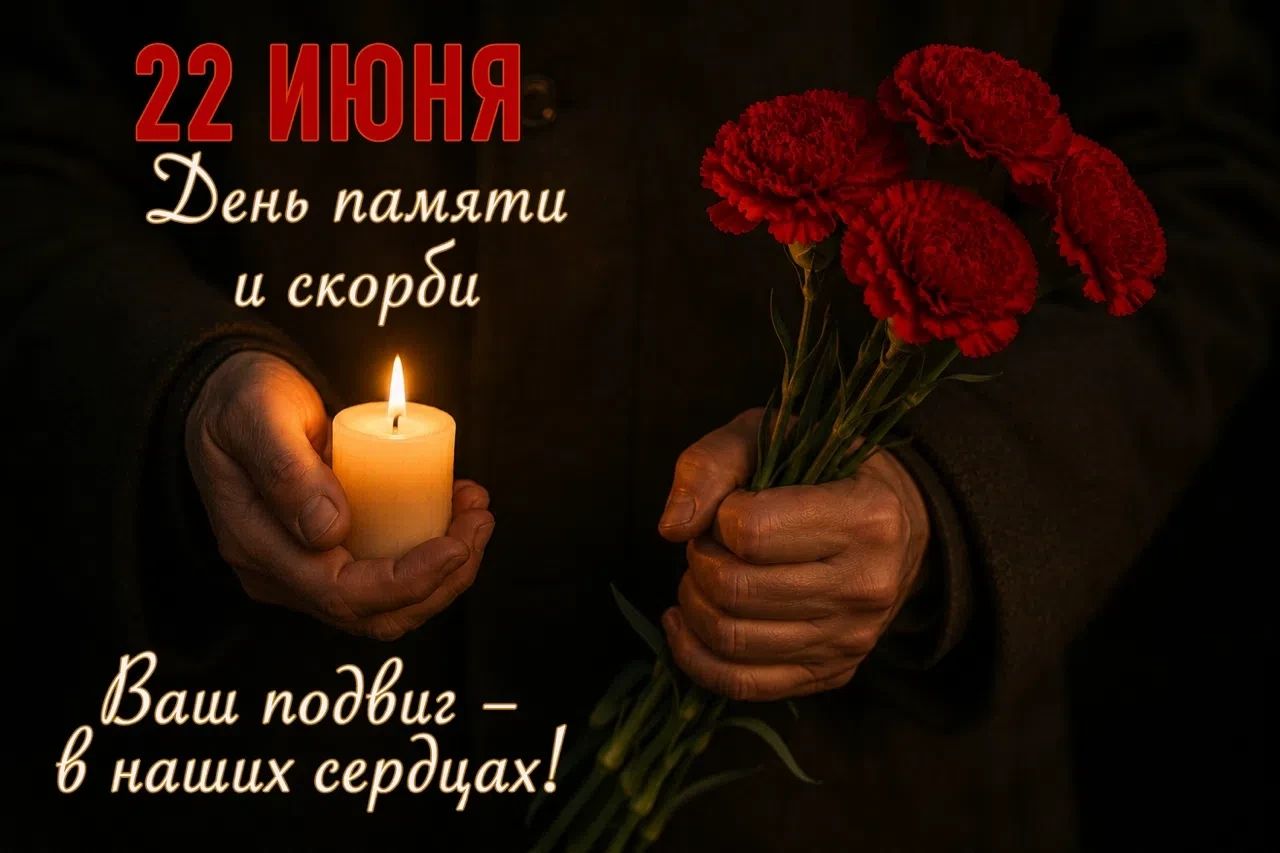 22 ИЮНЯ День памяти и скорби Ваш подвиг - в наших сердцах!