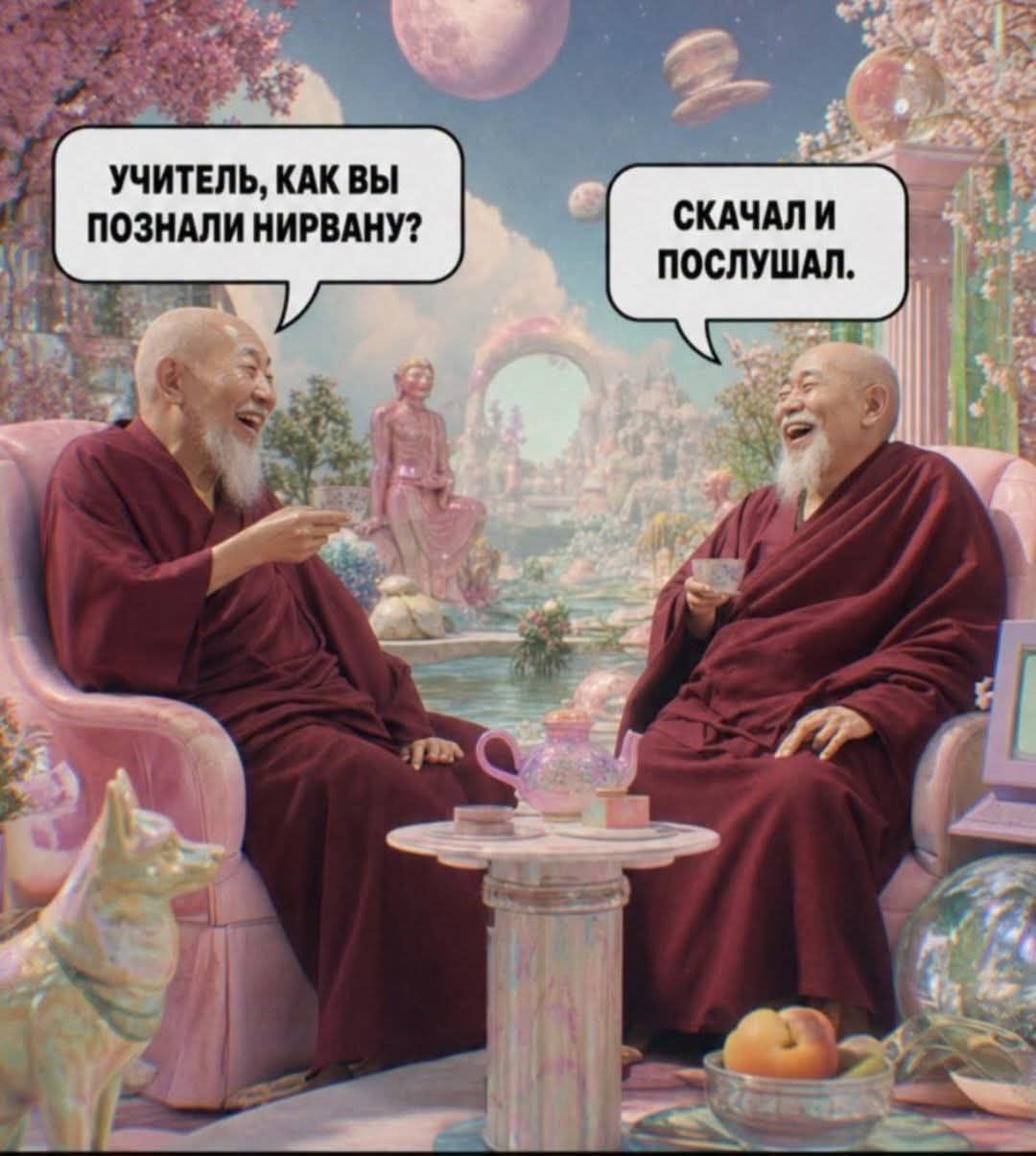 Учитель, как вы познали нирвану? Скачал и послушал.