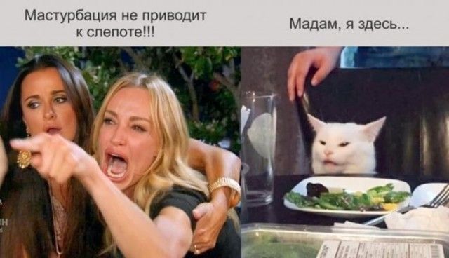 Мастурбация не приводит к слепоте!!! Мадам, я здесь...