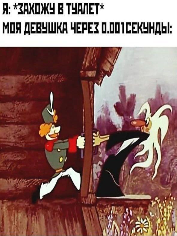 Я: *ЗАХОЖУ В ТУАЛЕТ* МОЯ ДЕВУШКА ЧЕРЕЗ 0.001 СЕКУНДЫ: