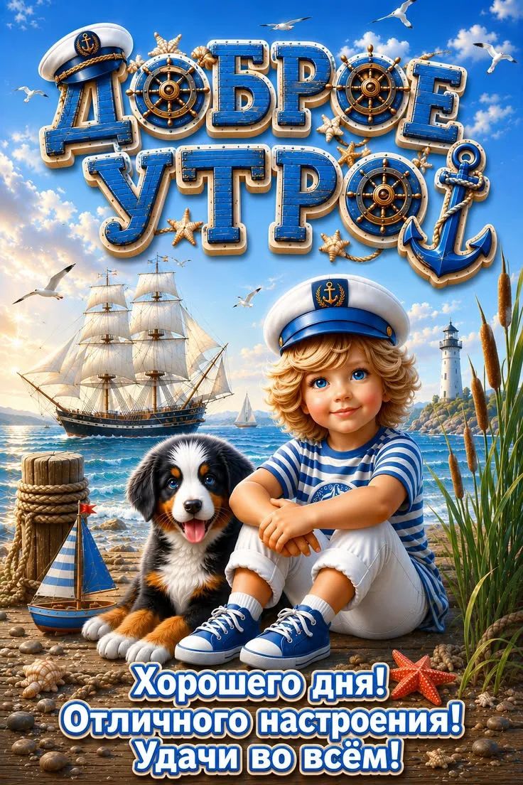Доброе утро! Хорошего дня! Отличного настроения! Удачи во всём!