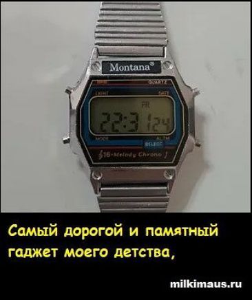 Montana QUARTZ LIGHT MODE ALTM SELECT FR 22:31 24 16-Melody Chrono J Самый дорогой и памятный гаджет моего детства, milkimaus.ru
