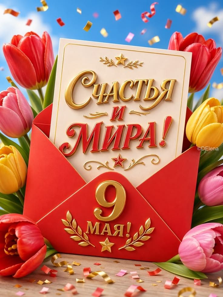 СЧАСТЬЯ И МИРА! 9 МАЯ!