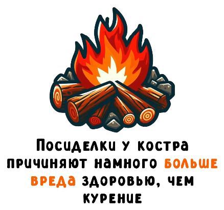 Посиделки у костра причиняют намного больше вреда здоровью, чем курение
