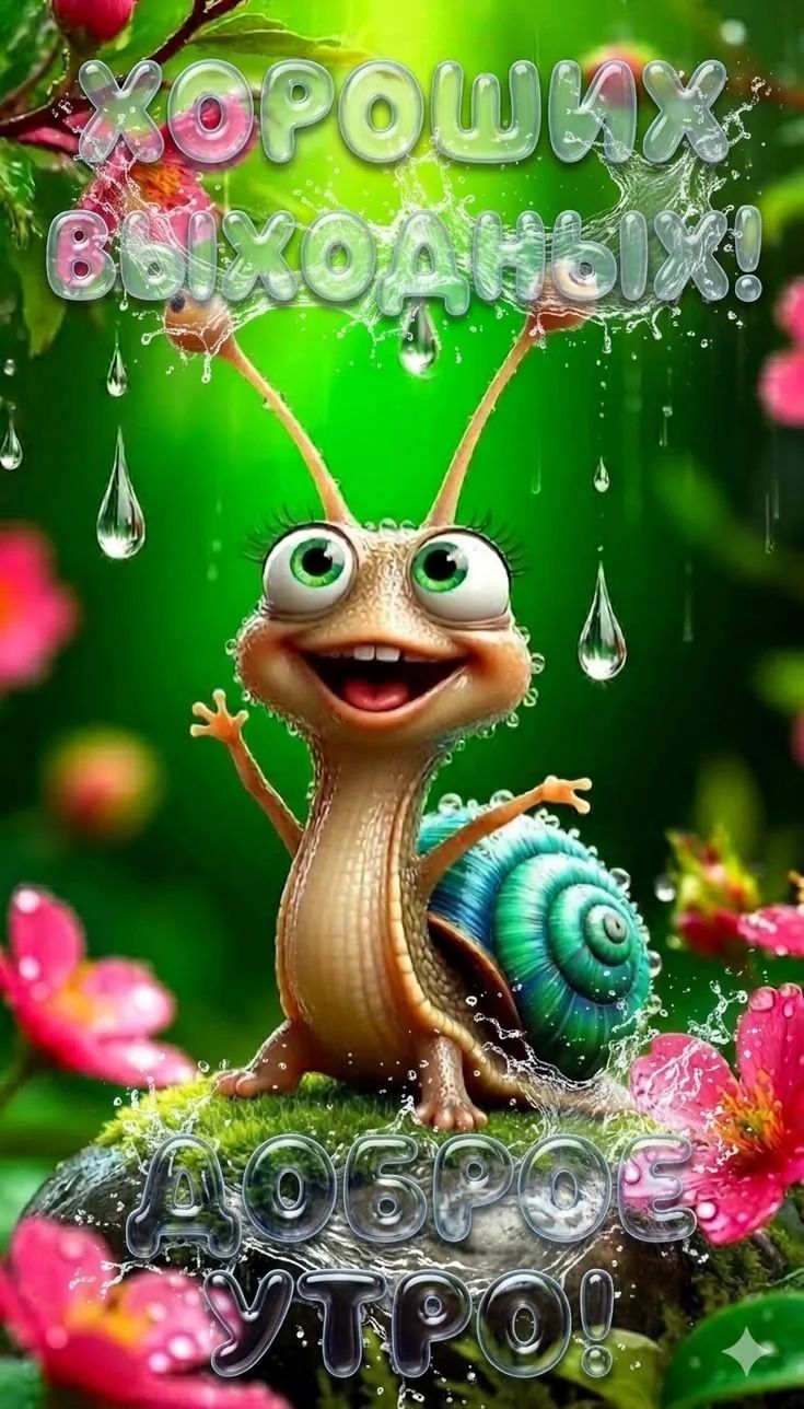 ХОРОШИХ ВЫХОДНЫХ! ДОБРОЕ УТРО!