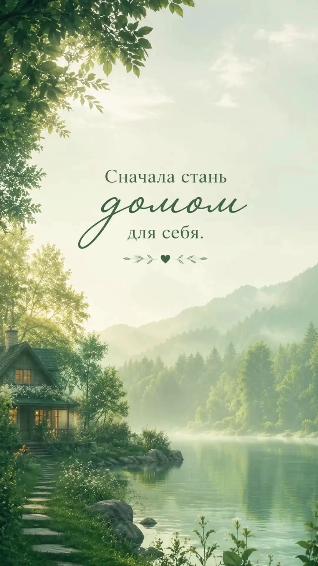 Сначала стань домом для себя.