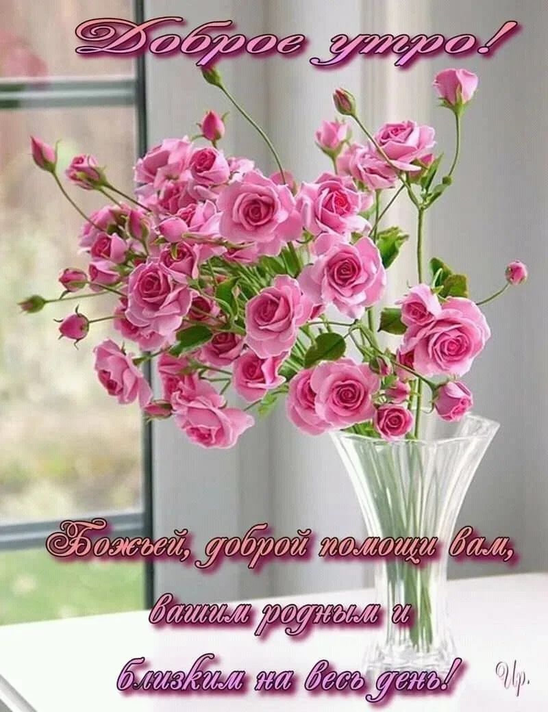 Доброе утро! Божьей, доброй помощи вам, вашим родным и близким на весь день! Up.