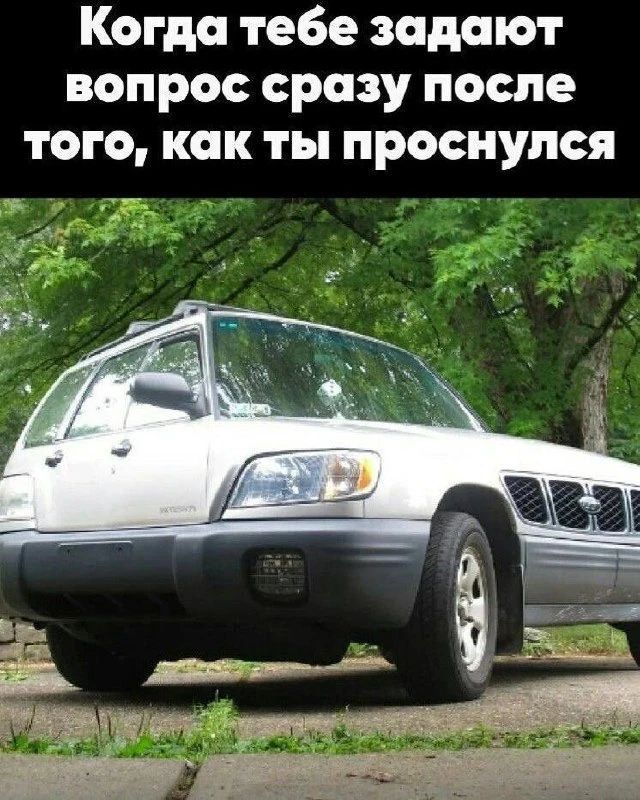Когда тебе задают вопрос сразу после того, как ты проснулся