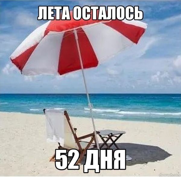 ЛЕТА ОСТАЛОСЬ 52 ДНЯ