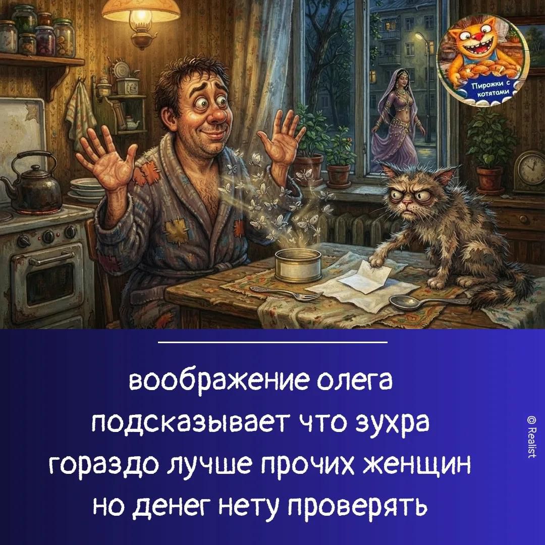 воображение олега подсказывает что зухра гораздо лучше прочих женщин но денег неету проверять