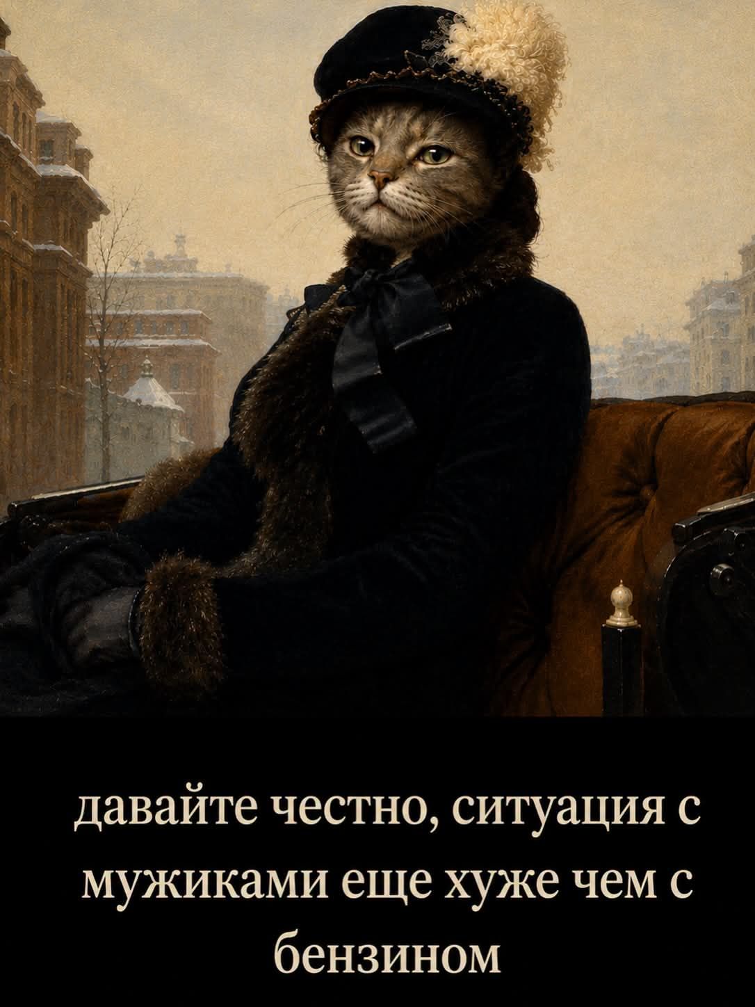 давайте честно, ситуация с мужиками еще хуже чем с бензином